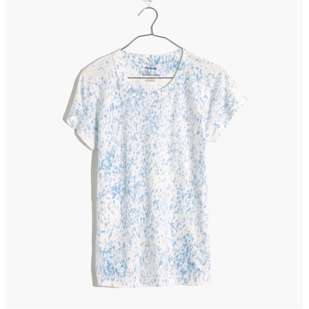 Madewell x Botanical Colors Tie-Dye Perfect Vintage Tee sz med